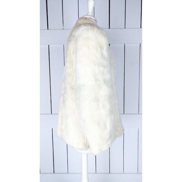 Vintage rabbit fur jacket genuine fur coat - Picture 3 of 6